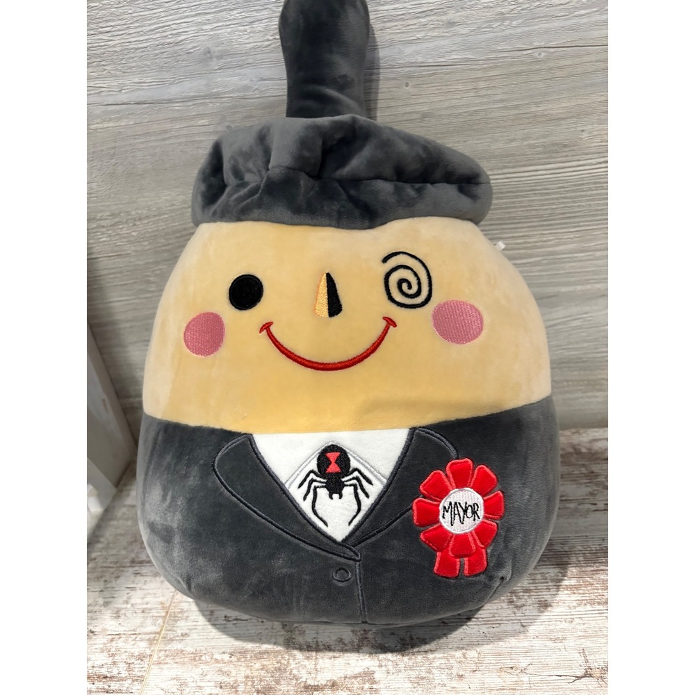 Squishmallows Disney Nightmare Before‎ Christmas The Mayor Dual Face Plush 12 In